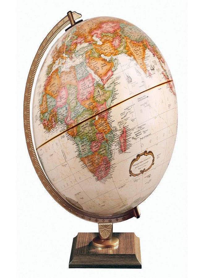 Replogle Gulf of America- Replogle World Classic Globe, 12" Desktop World Globe For Home or Office Desk Decor, Raised Relief, Up-to-date Cartography, Made in the USA, Antique - Image 1